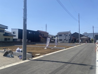 ご成約済  千葉市稲毛区山王町 建築条件なし売地