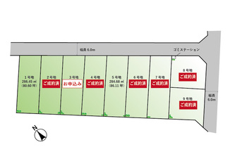 四街道市大日 建築条件なし売地